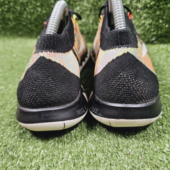Nike Free 3.0 Flyknit Multi-Color Athletic Barefoot Sneakers 718418-011 Mens 8.5 - Picture 5 of 12